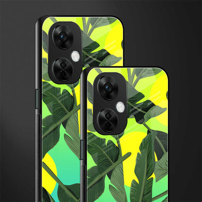nostalgic floral back phone cover | glass case for oneplus nord ce 3 lite