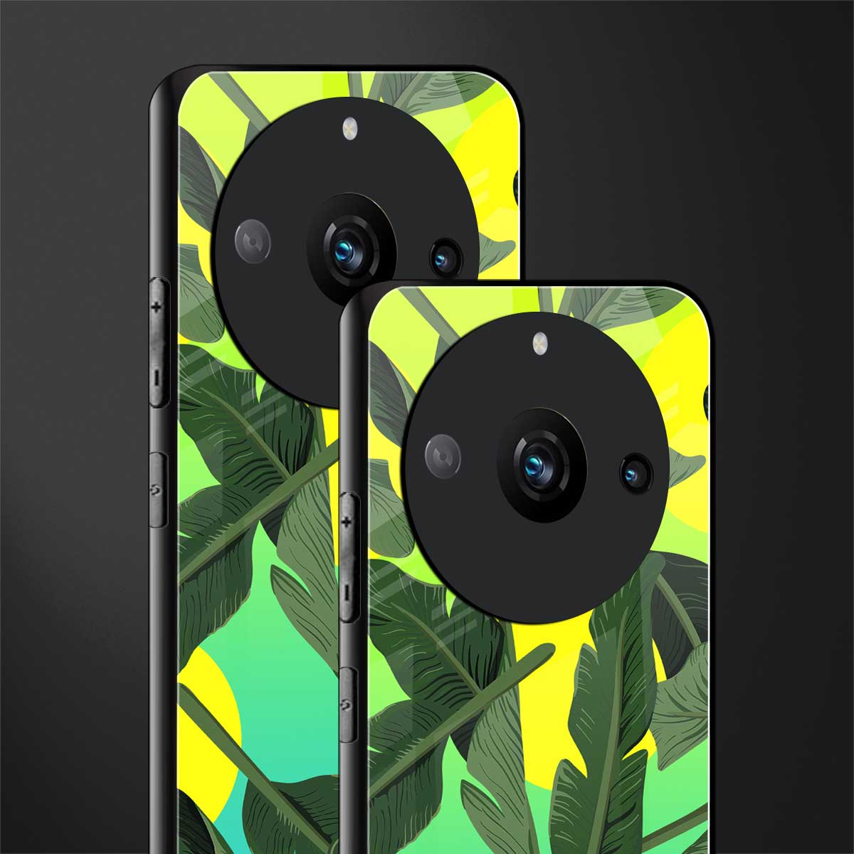 nostalgic floral back phone cover | glass case for realme 11 pro 5g