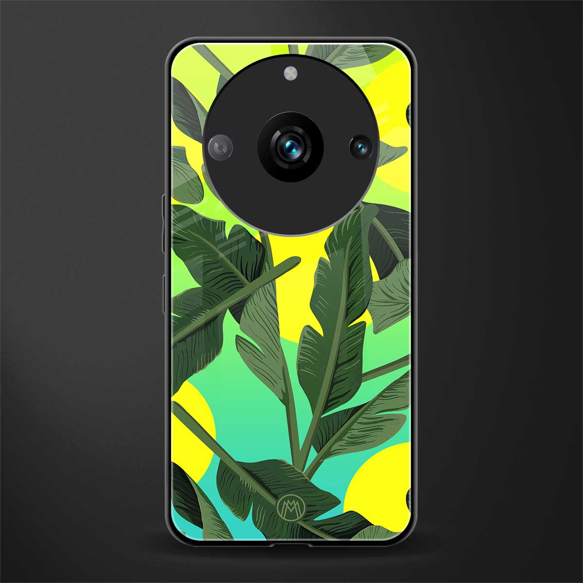 nostalgic floral back phone cover | glass case for realme 11 pro 5g