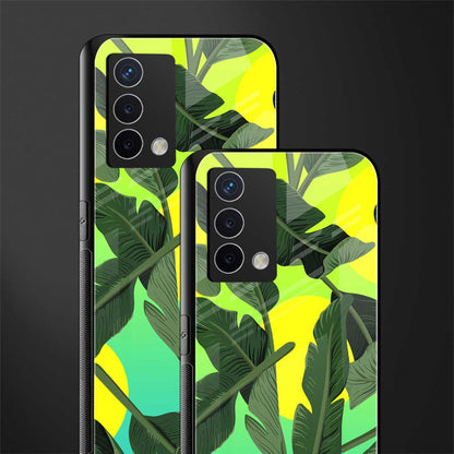 nostalgic floral back phone cover | glass case for oppo a74 4g