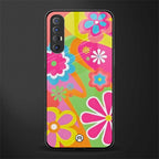 nostalgic wildflower y2k glass case for oppo reno 3 pro image
