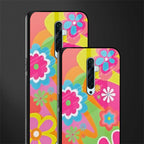 nostalgic wildflower y2k glass case for oppo reno 2z image-2