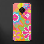 nostalgic wildflower y2k glass case for vivo s1 pro image