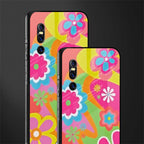 nostalgic wildflower y2k glass case for vivo v15 pro image-2