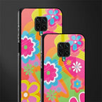 nostalgic wildflower y2k glass case for poco m2 pro image-2