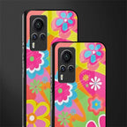 nostalgic wildflower y2k glass case for vivo x60 pro image-2