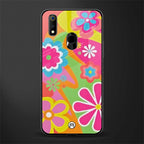 nostalgic wildflower y2k glass case for realme 3 pro image