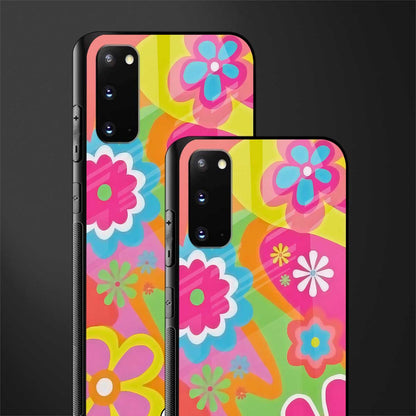 nostalgic wildflower y2k glass case for samsung galaxy s20 image-2