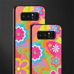 nostalgic wildflower y2k glass case for samsung galaxy note 8 image-2