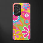 nostalgic wildflower y2k back phone cover | glass case for samsung galaxy a23