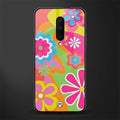 nostalgic wildflower y2k glass case for oneplus 7 pro image