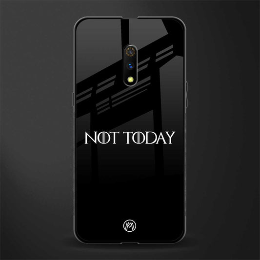 not today glass case for realme x image