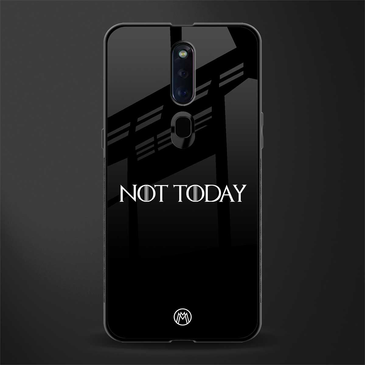 not today glass case for oppo f11 pro image