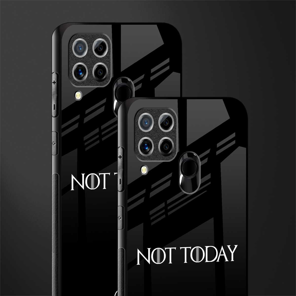 not today glass case for realme c15 image-2