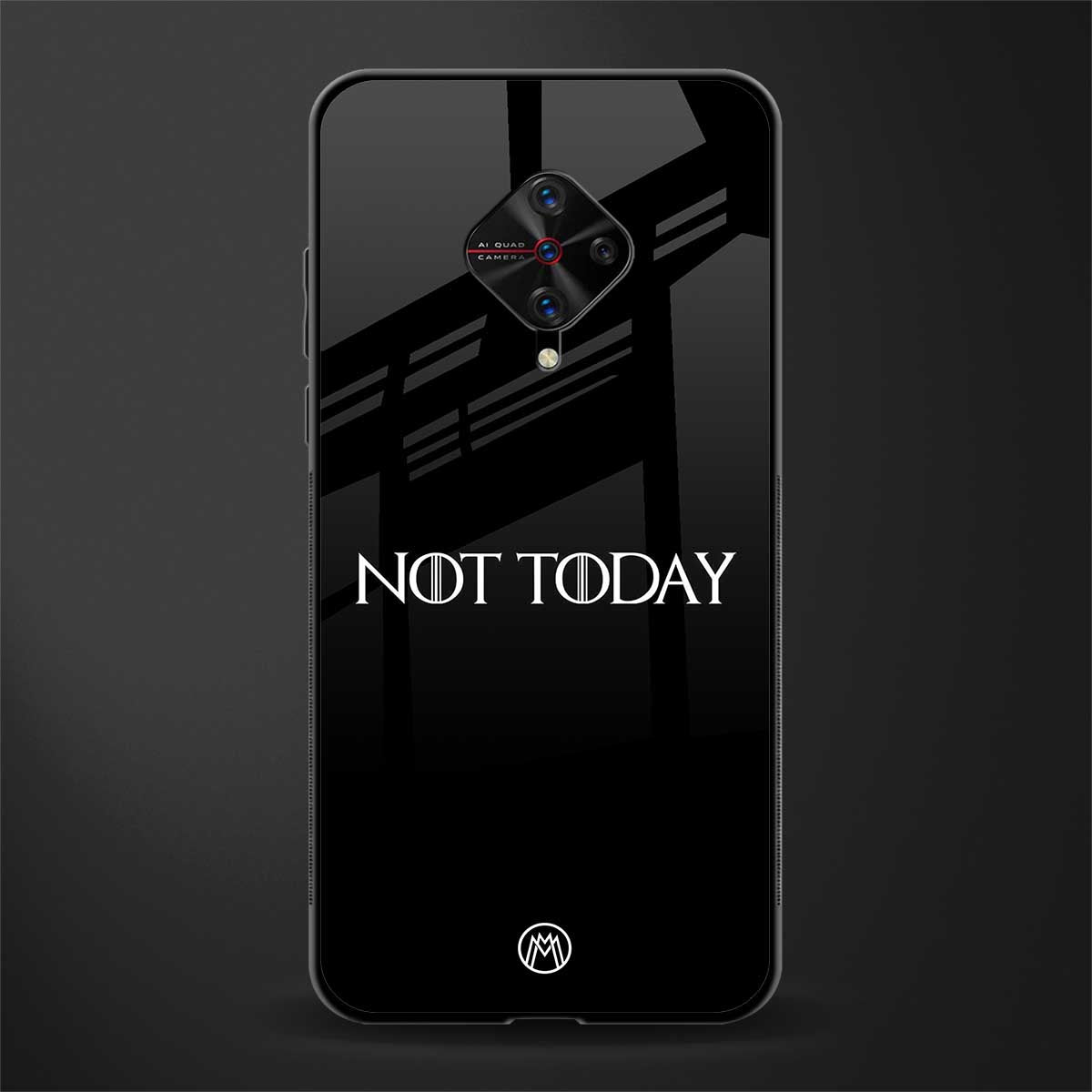 not today glass case for vivo s1 pro image
