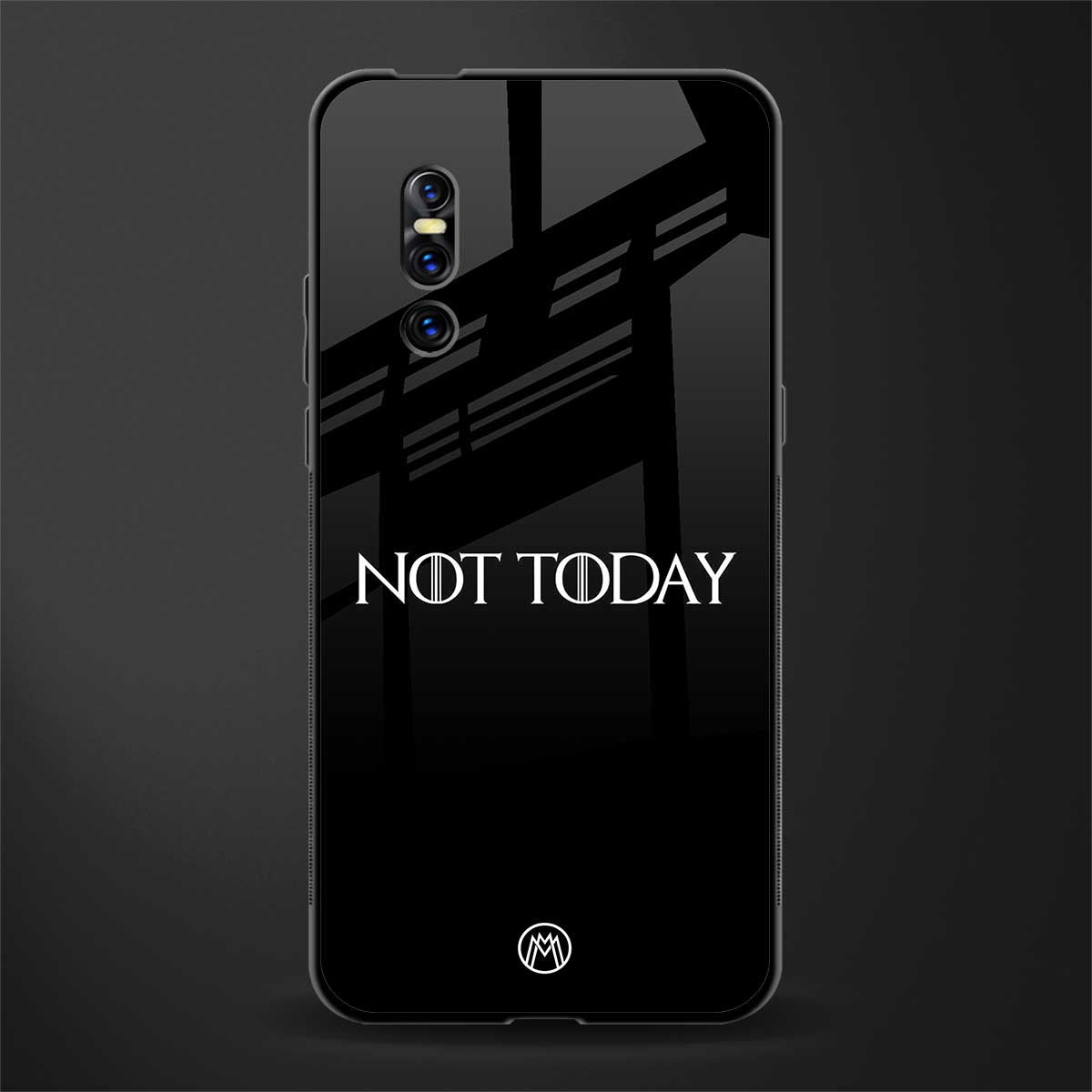 not today glass case for vivo v15 pro image