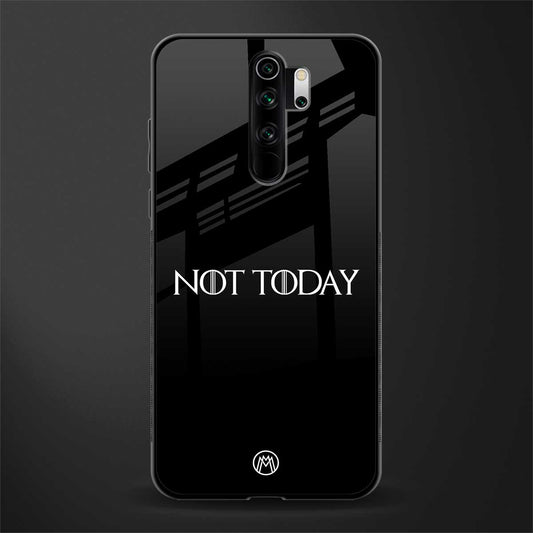 not today phone case | glass case for redmi note 8 pro