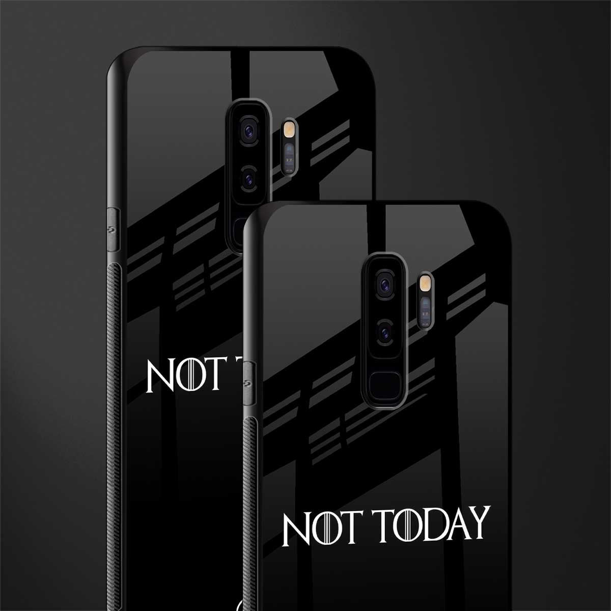 not today phone case | glass case for samsung galaxy s9 plus