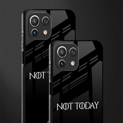 not today phone case | glass case for mi 11 lite