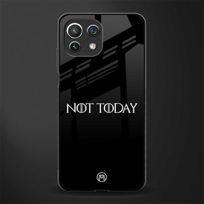 not today phone case | glass case for mi 11 lite