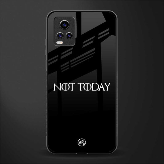 not today back phone cover | glass case for vivo y73