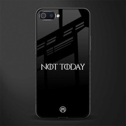 not today glass case for oppo a1k image