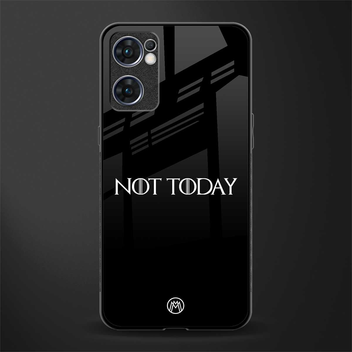 not today phone case | glass case for oppo reno7 5g