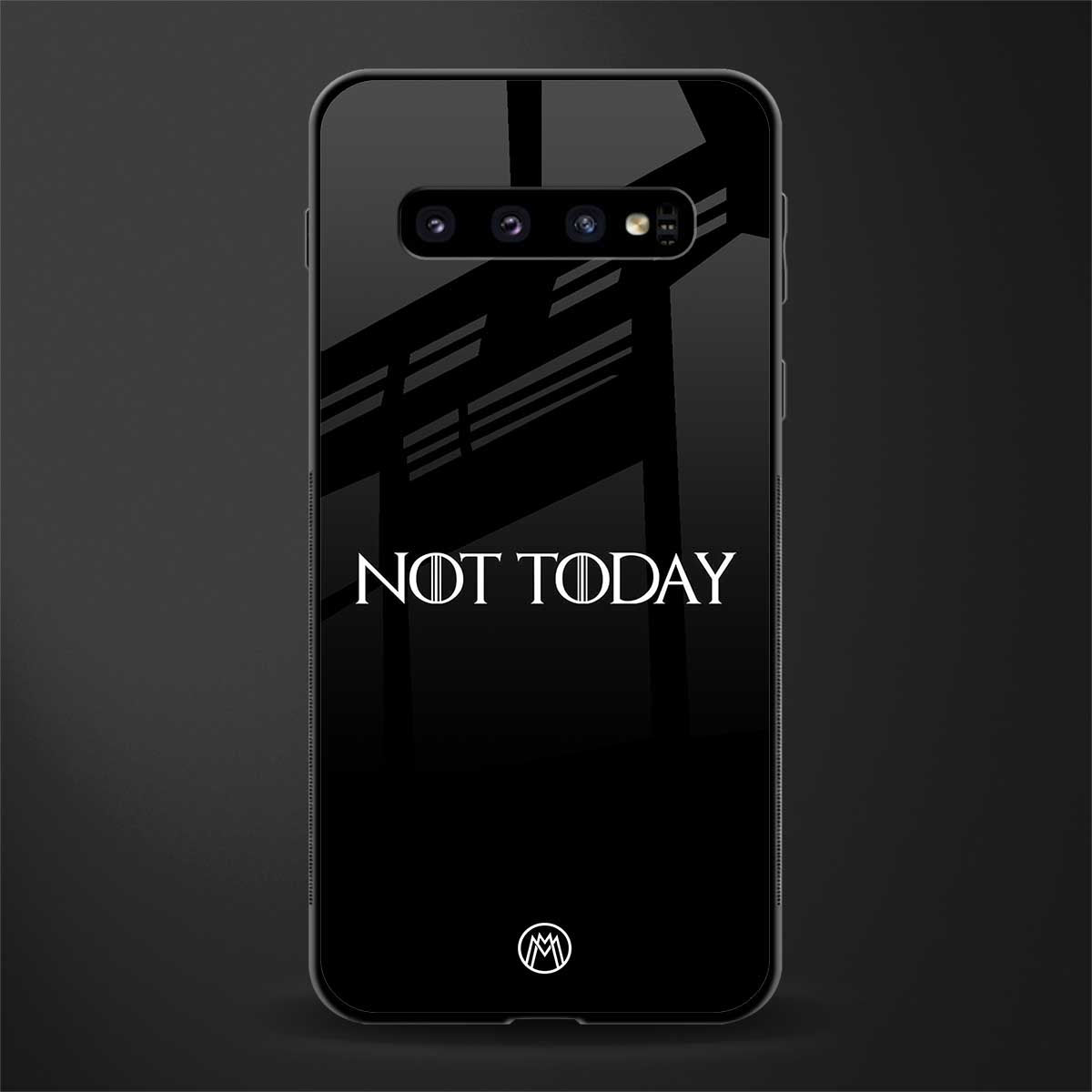 not today phone case | glass case for samsung galaxy s10 plus