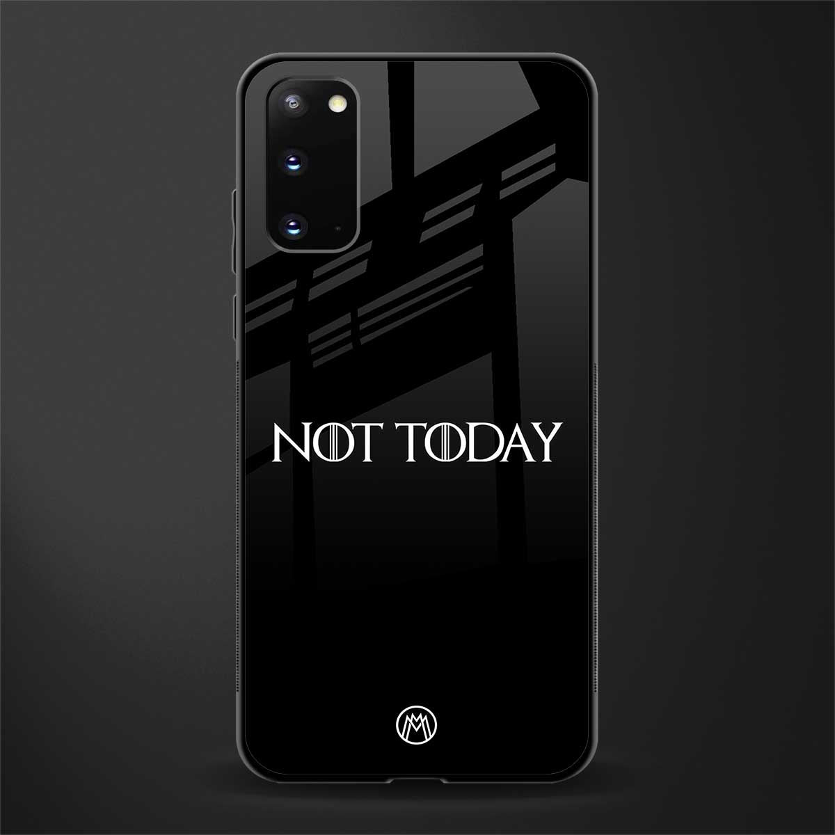 not today phone case | glass case for samsung galaxy s20