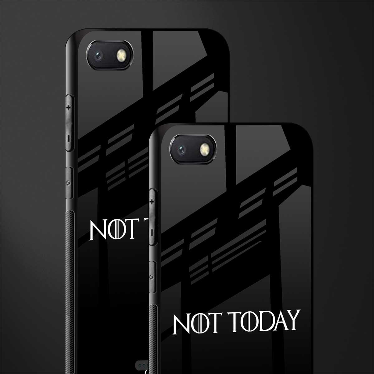 not today phone case | glass case for redmi 6a