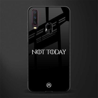 not today phone case | glass case for vivo u10