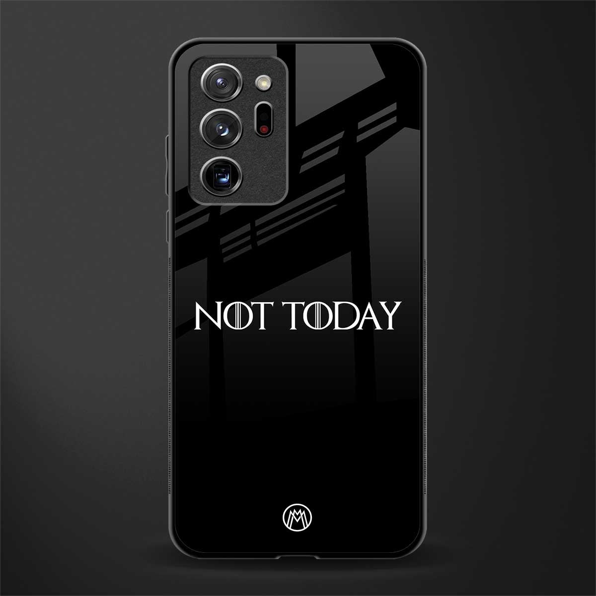 not today phone case | glass case for samsung galaxy note 20 ultra 5g