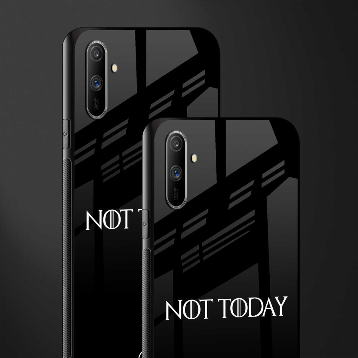 not today glass case for realme c3 image-2