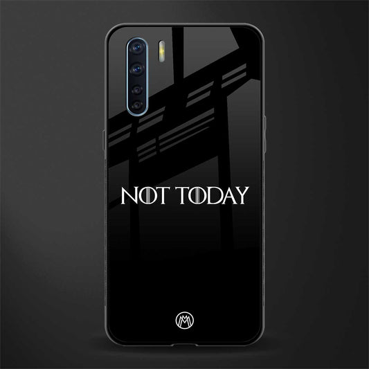 not today glass case for oppo f15 image