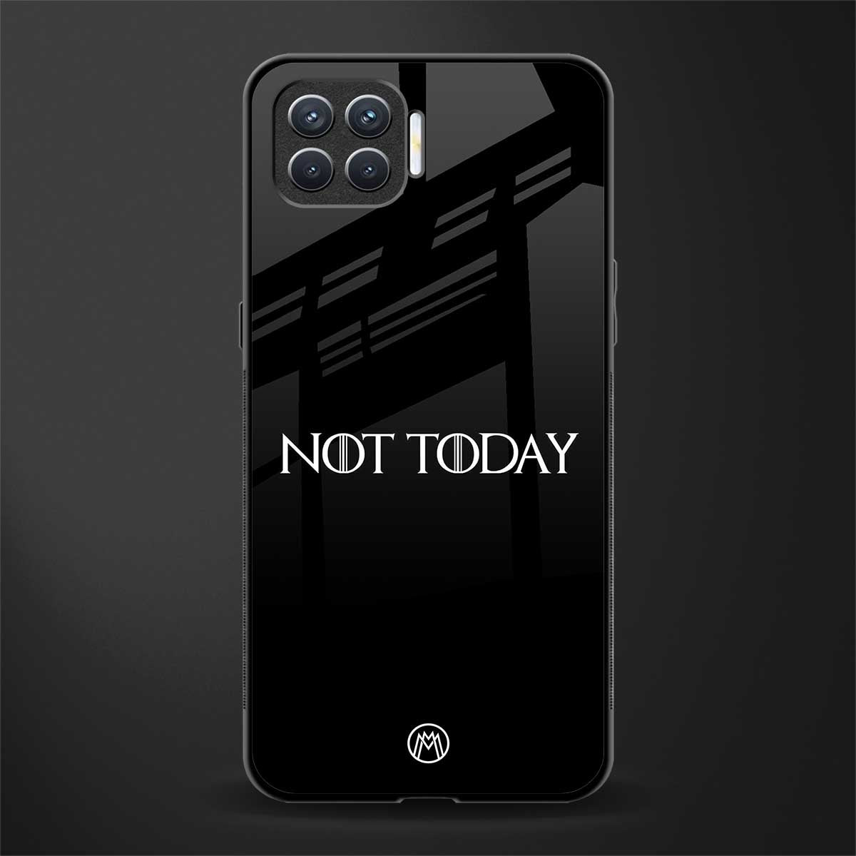 not today phone case | glass case for oppo f17