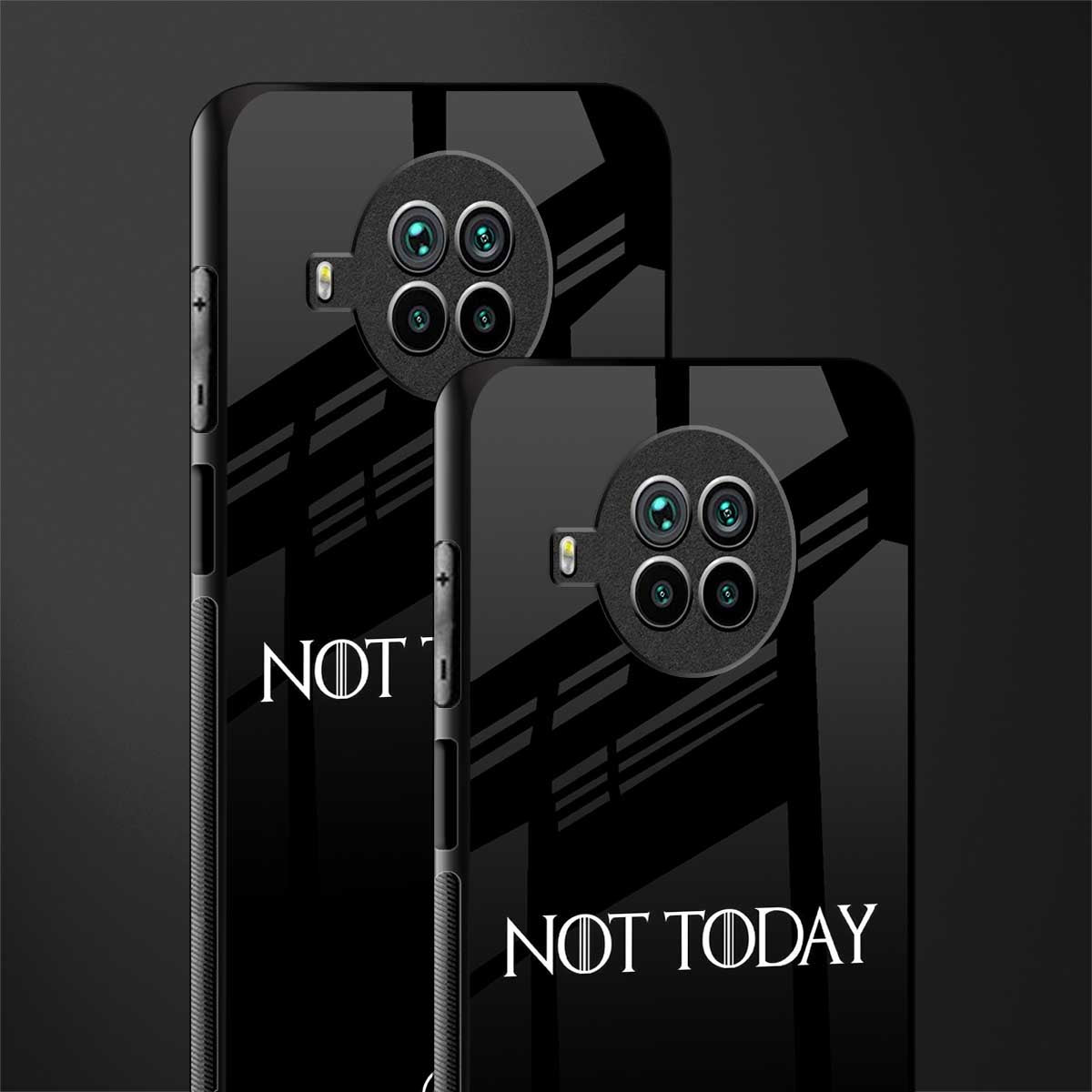 not today phone case | glass case for mi 10i