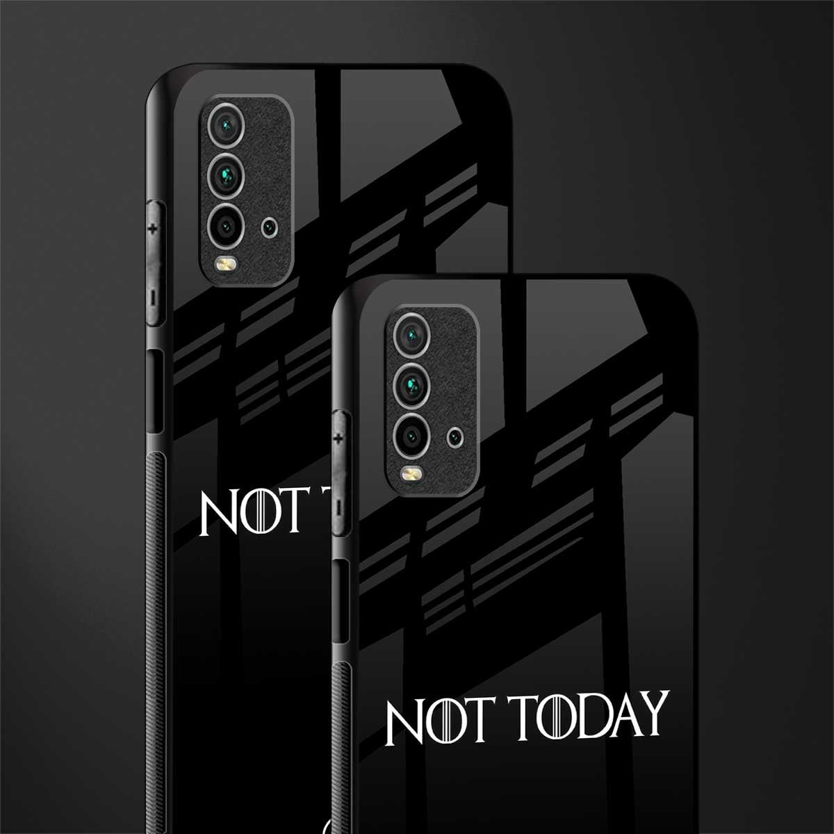 not today phone case | glass case for redmi 9 power