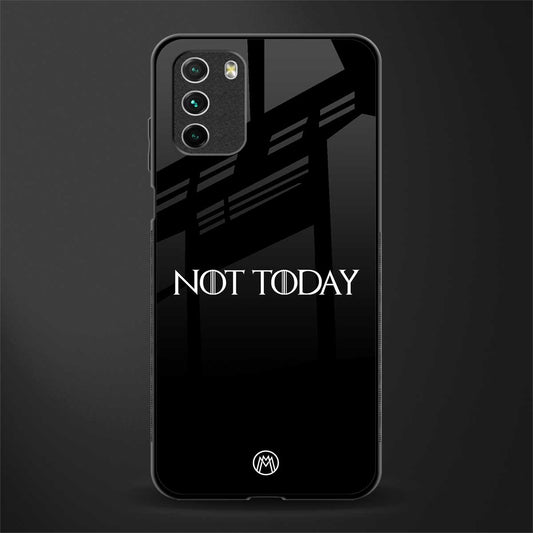 not today glass case for poco m3 image