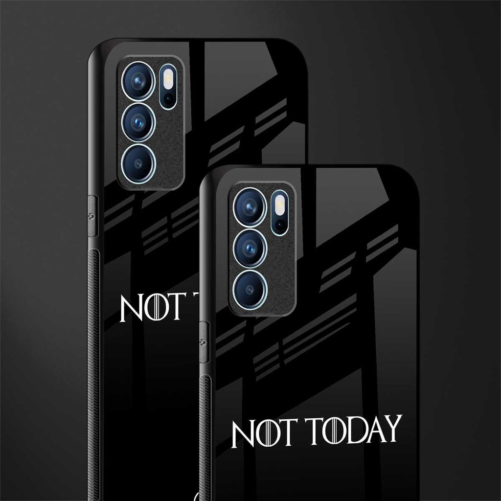 not today glass case for oppo reno6 5g image-2