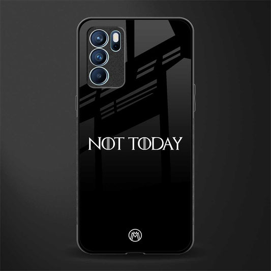 not today glass case for oppo reno6 5g image