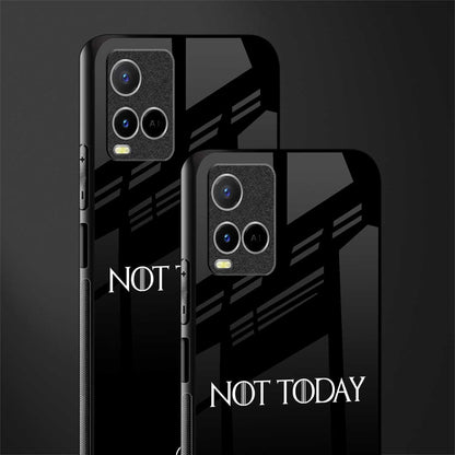 not today glass case for vivo y21s image-2