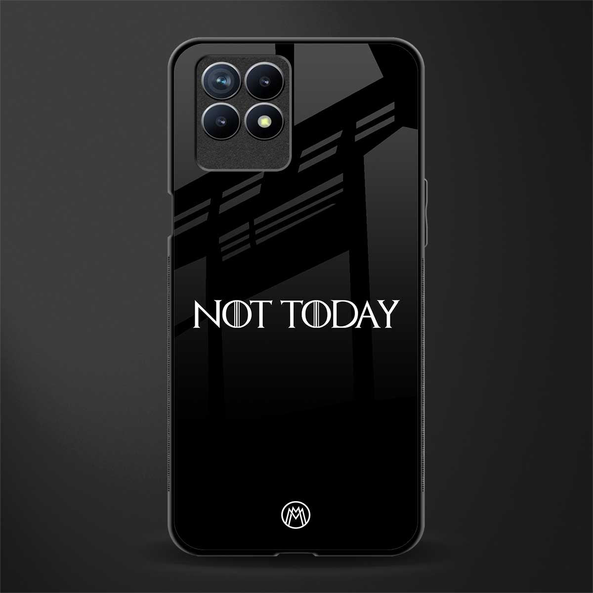 not today glass case for realme 8i image