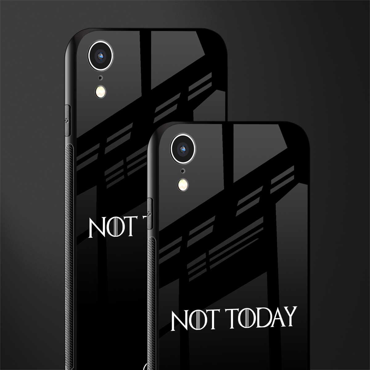 not today glass case for iphone xr image-2