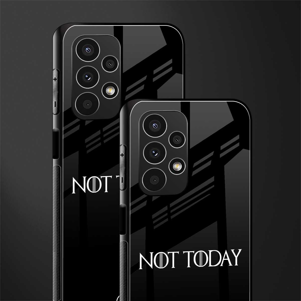 not today back phone cover | glass case for samsung galaxy a13 4g