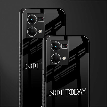 not today back phone cover | glass case for oppo f21 pro 4g