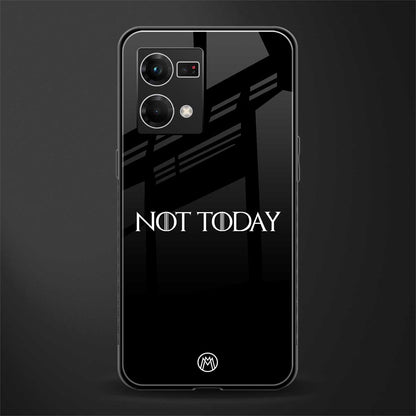 not today back phone cover | glass case for oppo f21 pro 4g