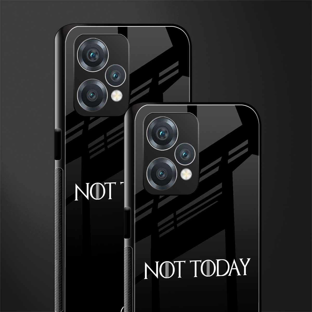 not today back phone cover | glass case for oneplus nord ce 2 lite 5g
