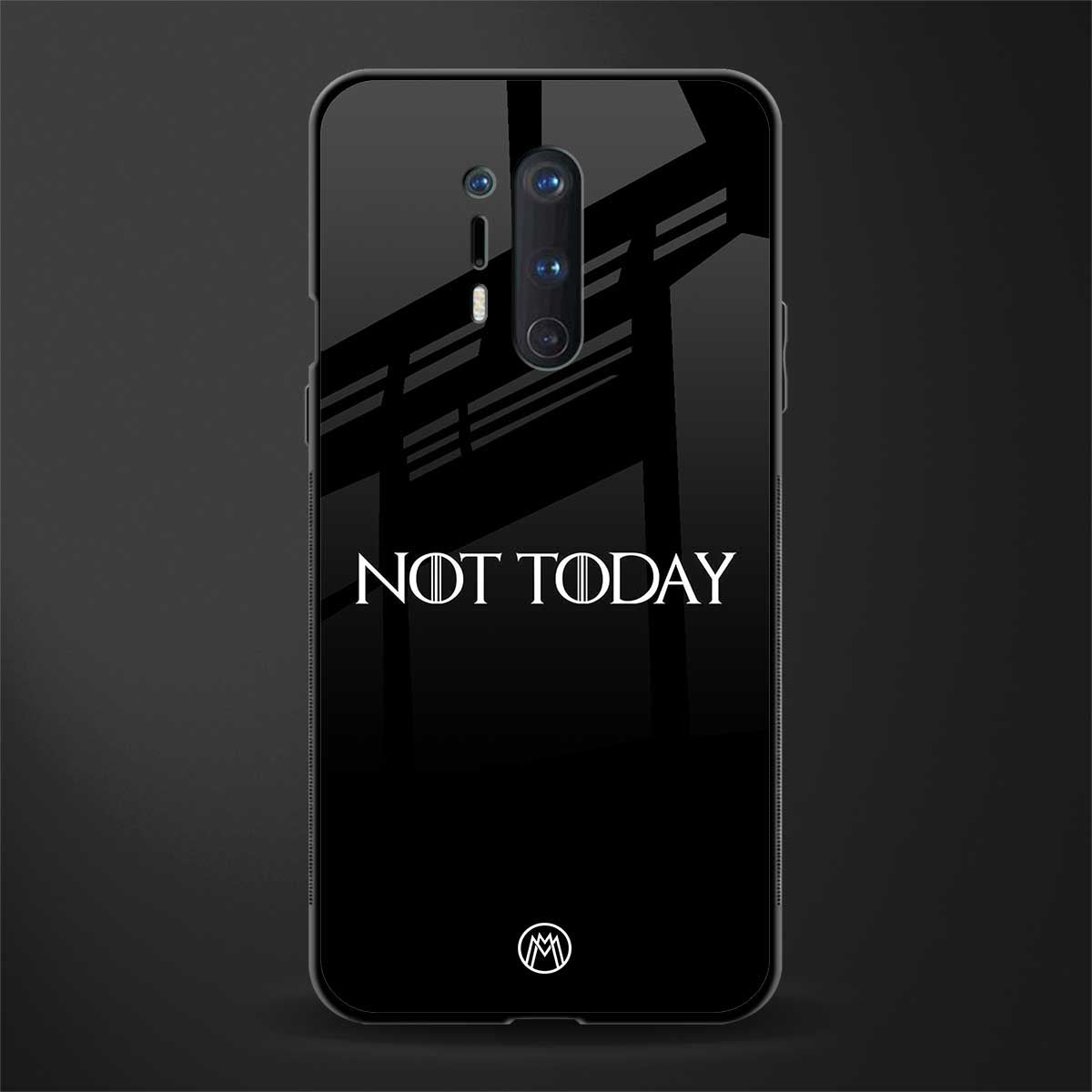 not today glass case for oneplus 8 pro image
