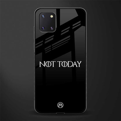 not today glass case for samsung a81 image