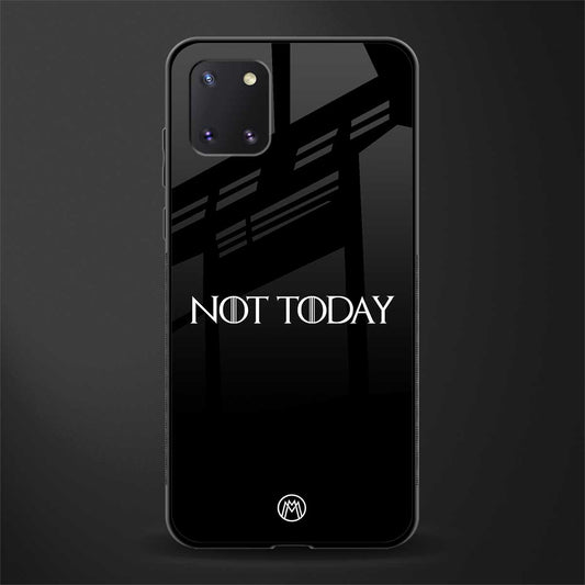 not today glass case for samsung a81 image